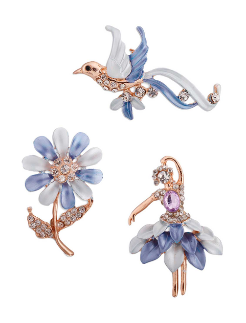 Broche esmaltado strass | AyB Hislabor