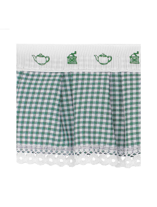 Gingham pleated trimming | AyB Hislabor