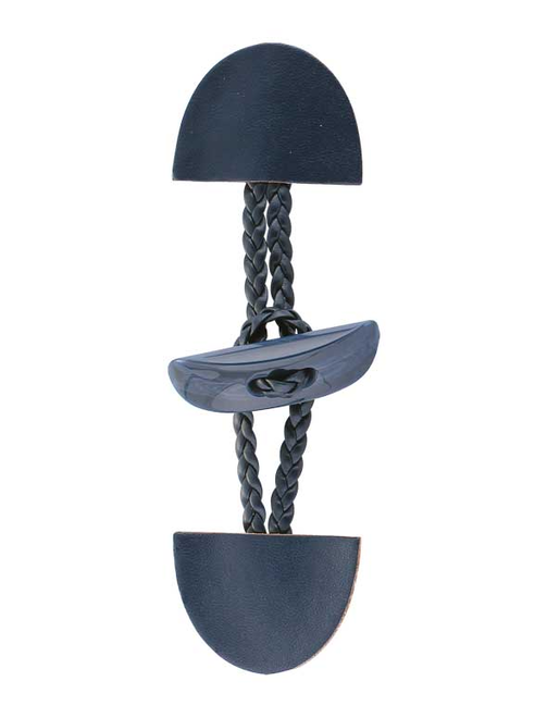 Imit leather braid toggle | AyB Hislabor