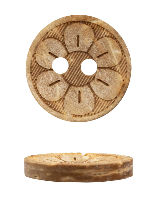 Botón coco láser flor 2ag | AyB Hislabor