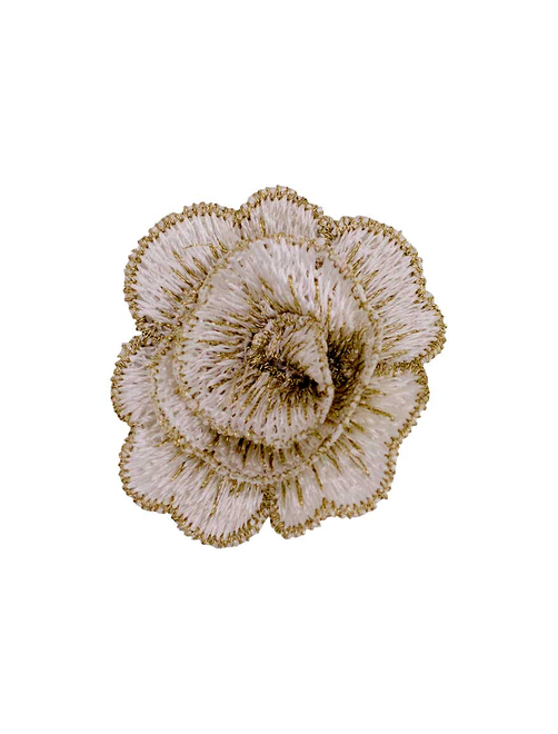 Aplique flor guipur metal | AyB Hislabor