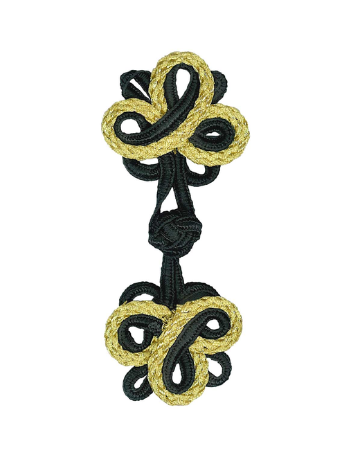 Double cord frog button | AyB Hislabor