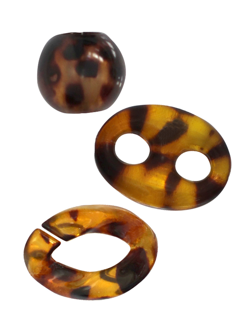Tortoise acrylic bead | AyB Hislabor
