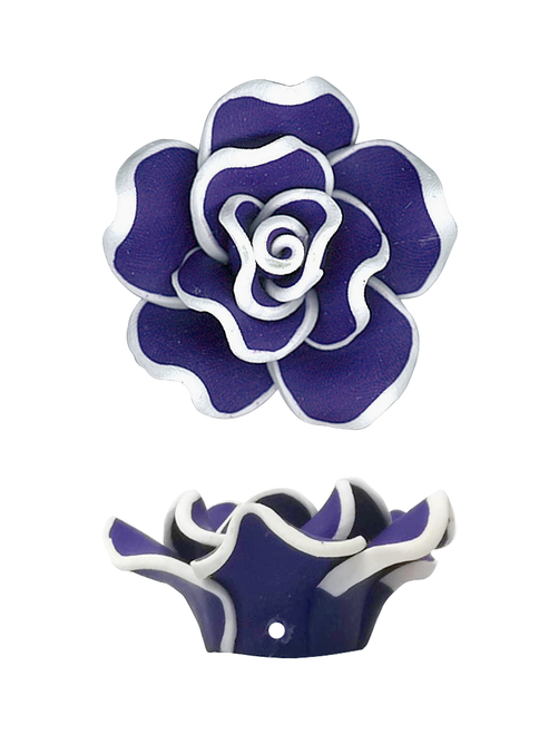 Rosa fimo bicolor coser | AyB Hislabor