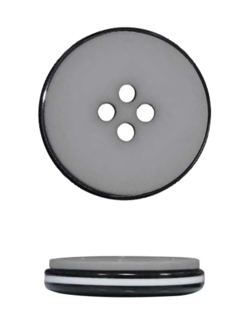 Botón poliéster goma 4 ag | AyB Hislabor