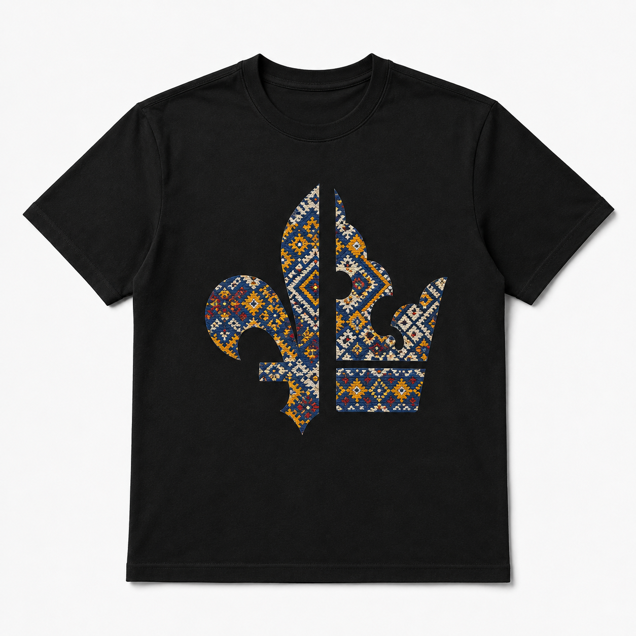 United By Pride T-shirt i svart med mönster