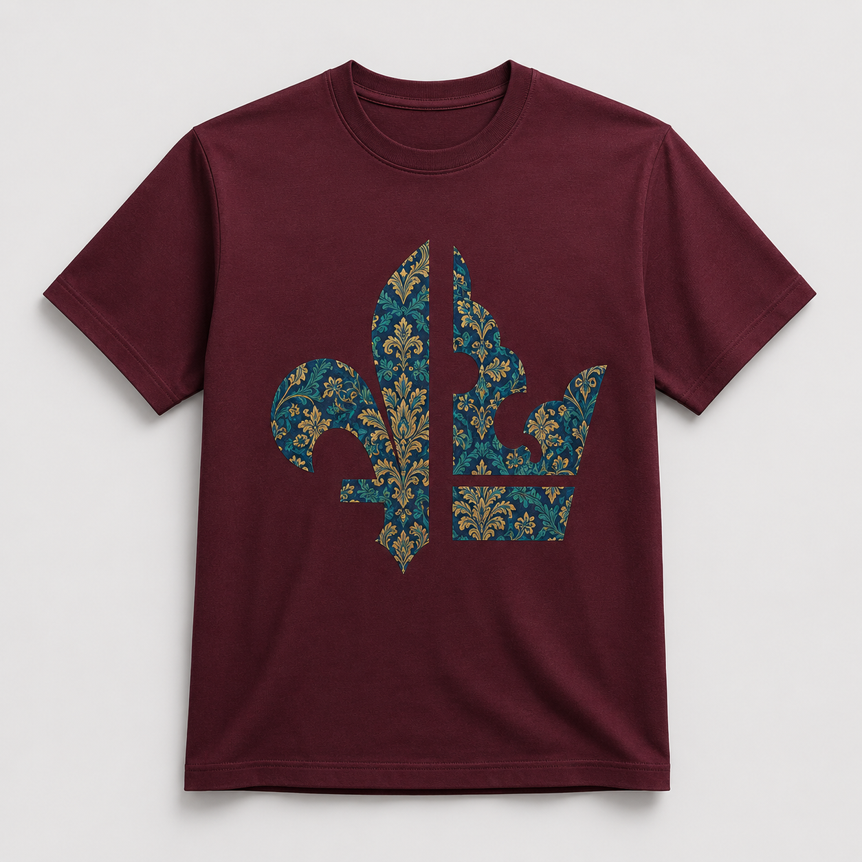 United By Pride T-shirt i vinrött