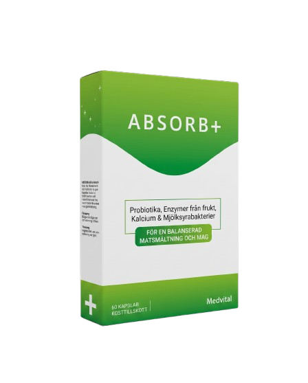 Absorb+ — Matsmältning & mage | Medvital