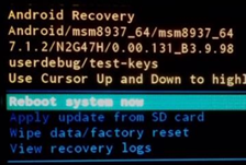 Återställningsläge på Element MFD