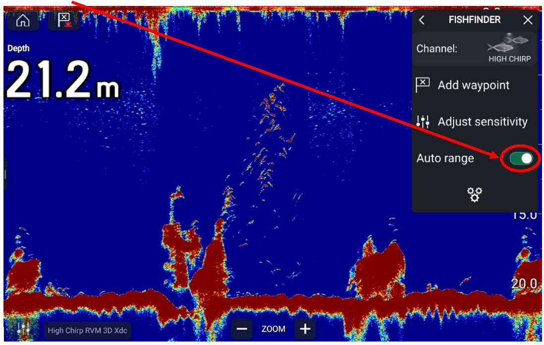 Raymarine Auto Range