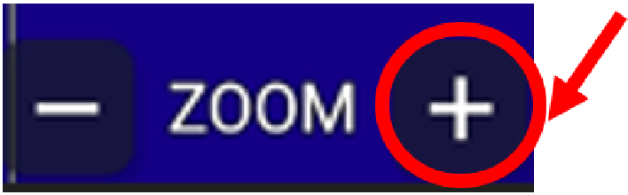 Raymarine zoominst&auml;llning