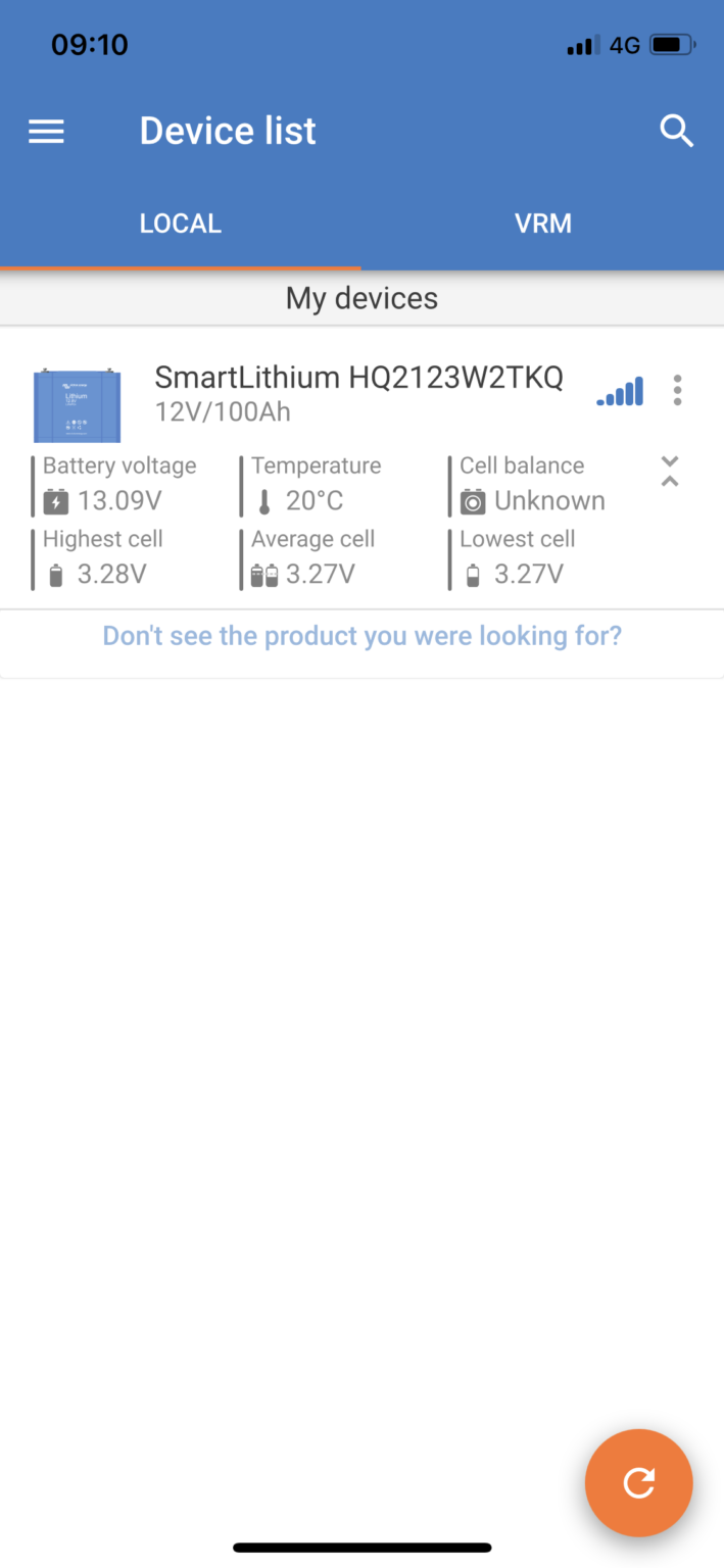 Exempel på omedelbar avläsning