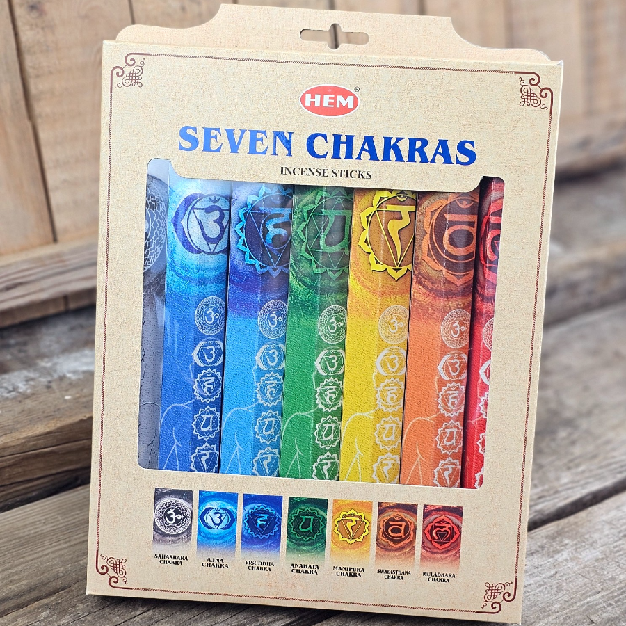 Seven Chakras som symbol för Chakra och Meditation