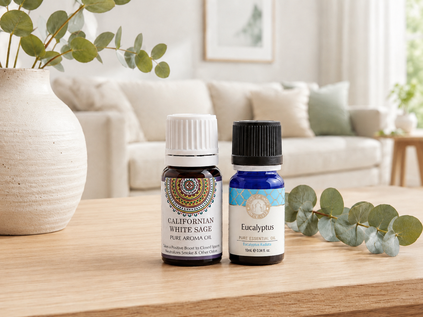 Eteriska oljor och aromaoljor f&ouml;r rening och nystart i hemmet