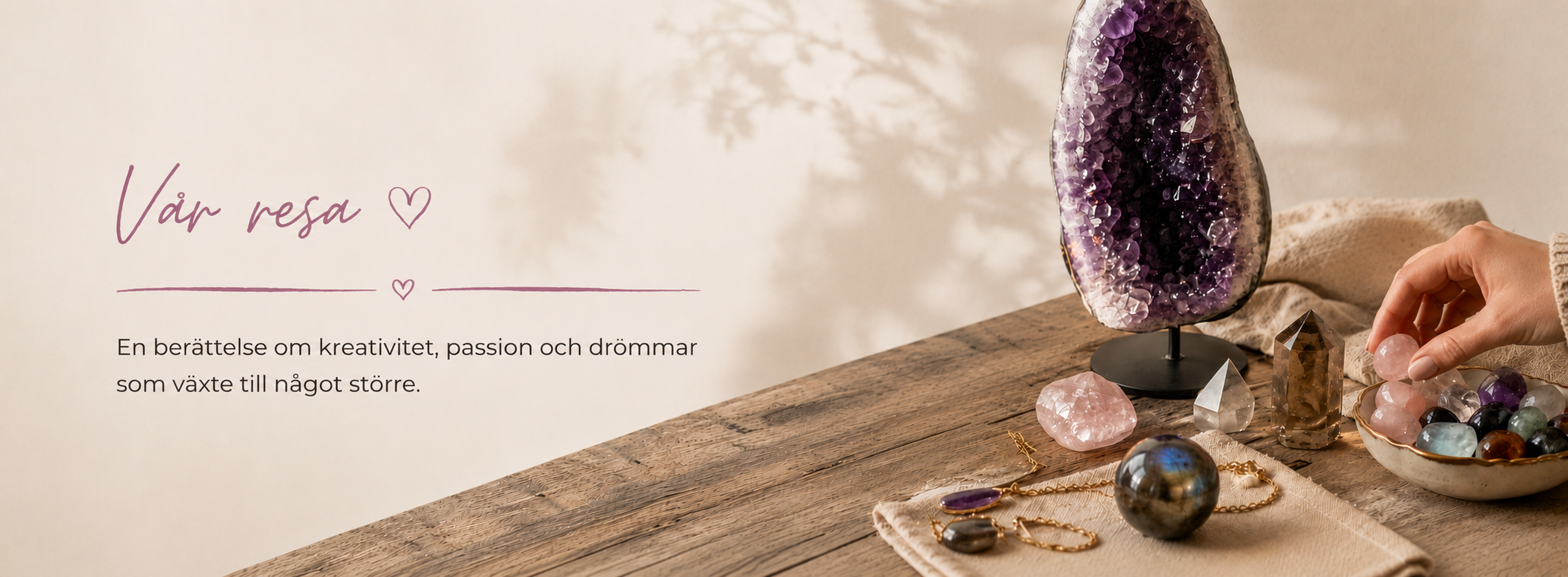 V&aring;r resa med KristallerStenar.se