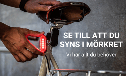 Cykeltillbehör - Se till att synas i mörkret