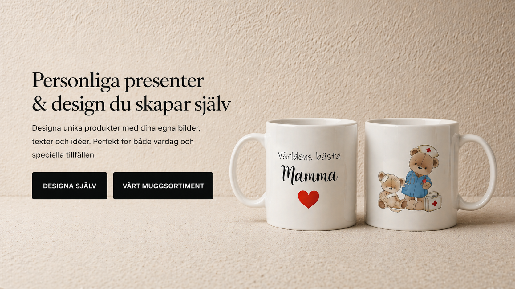 Personliga presenter och design du skapar själv