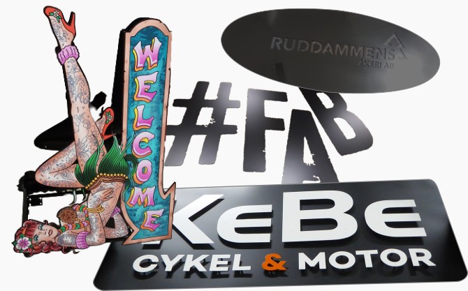 Skyltar för företag och förening