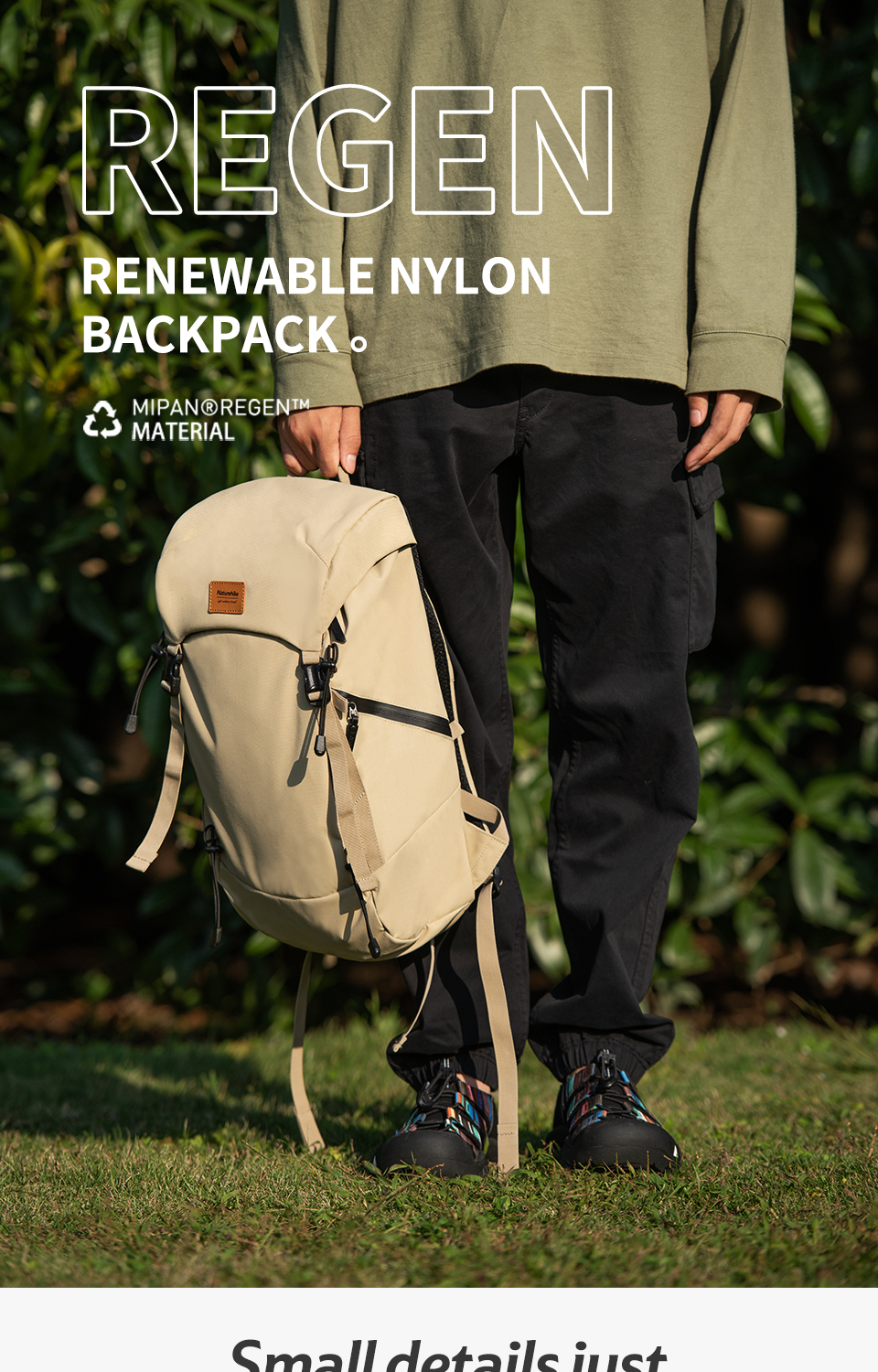 Naturehike ryggsäck, carrier backpack 20liter