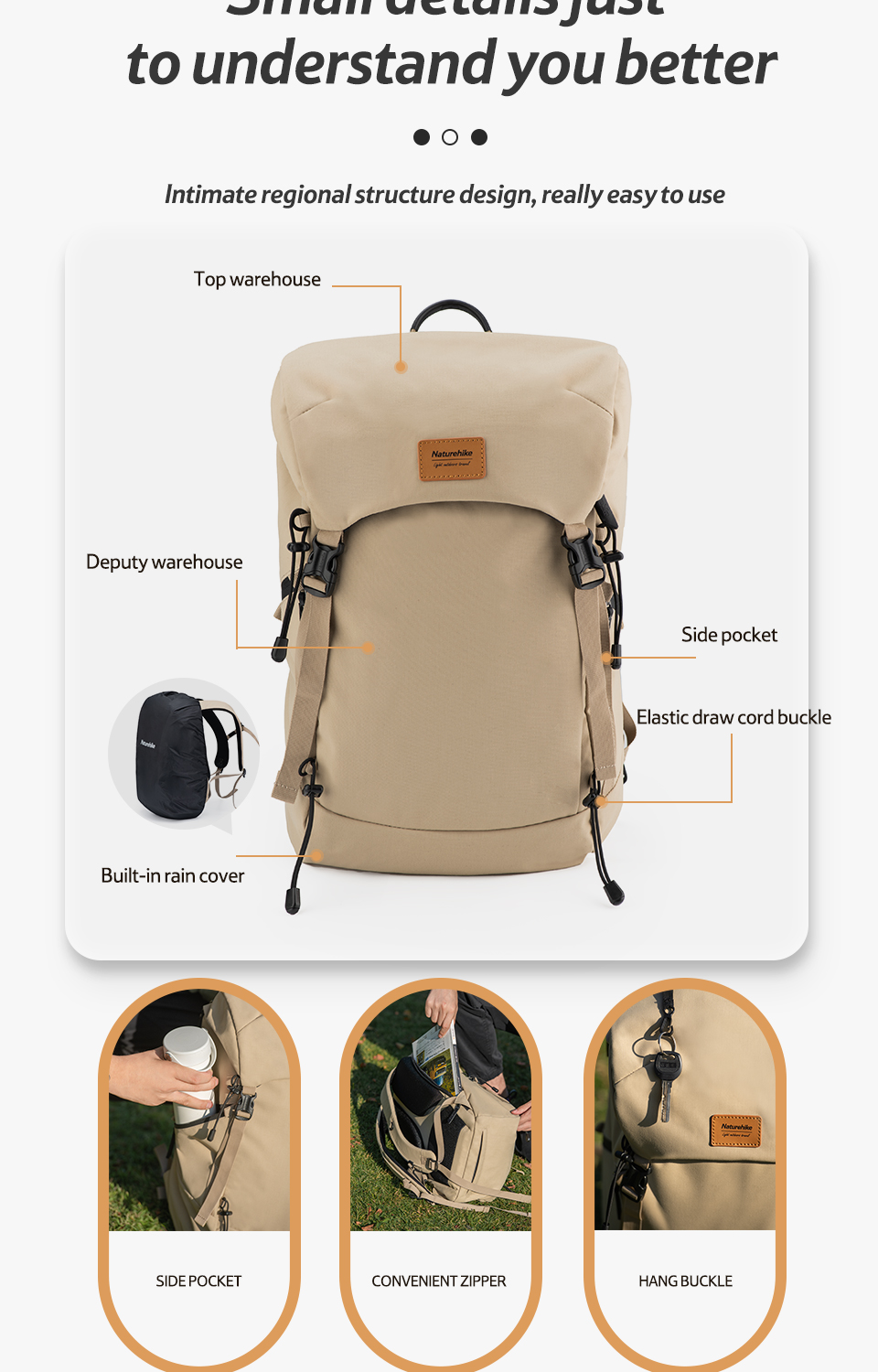 nomali.se, friluftsbutik. Naturehike ryggsäck