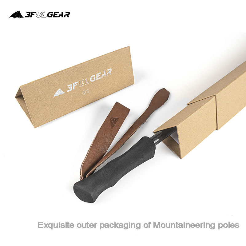 3F UL Gear, kolfiber vandringsstavar, trekking poles, nomali