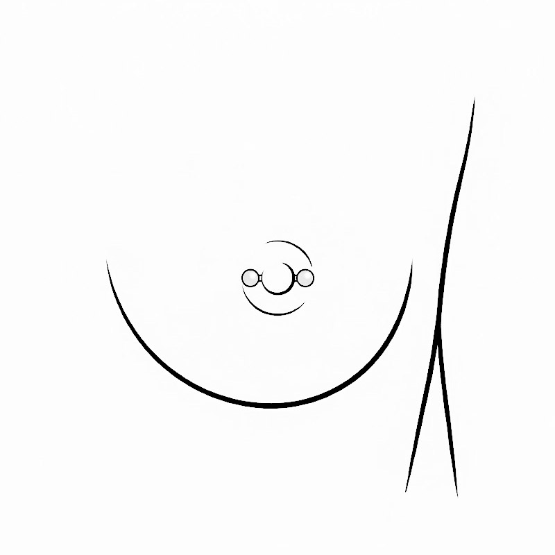 Bröstpiercing