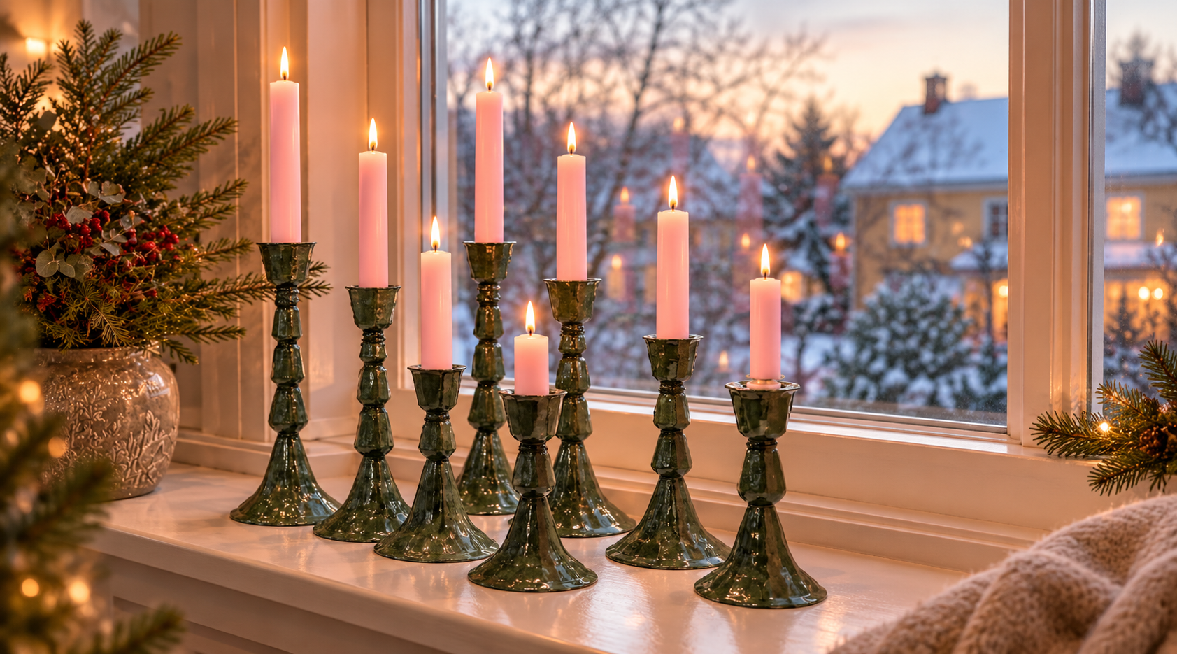 Jultextilier och dekorationer för hemmet