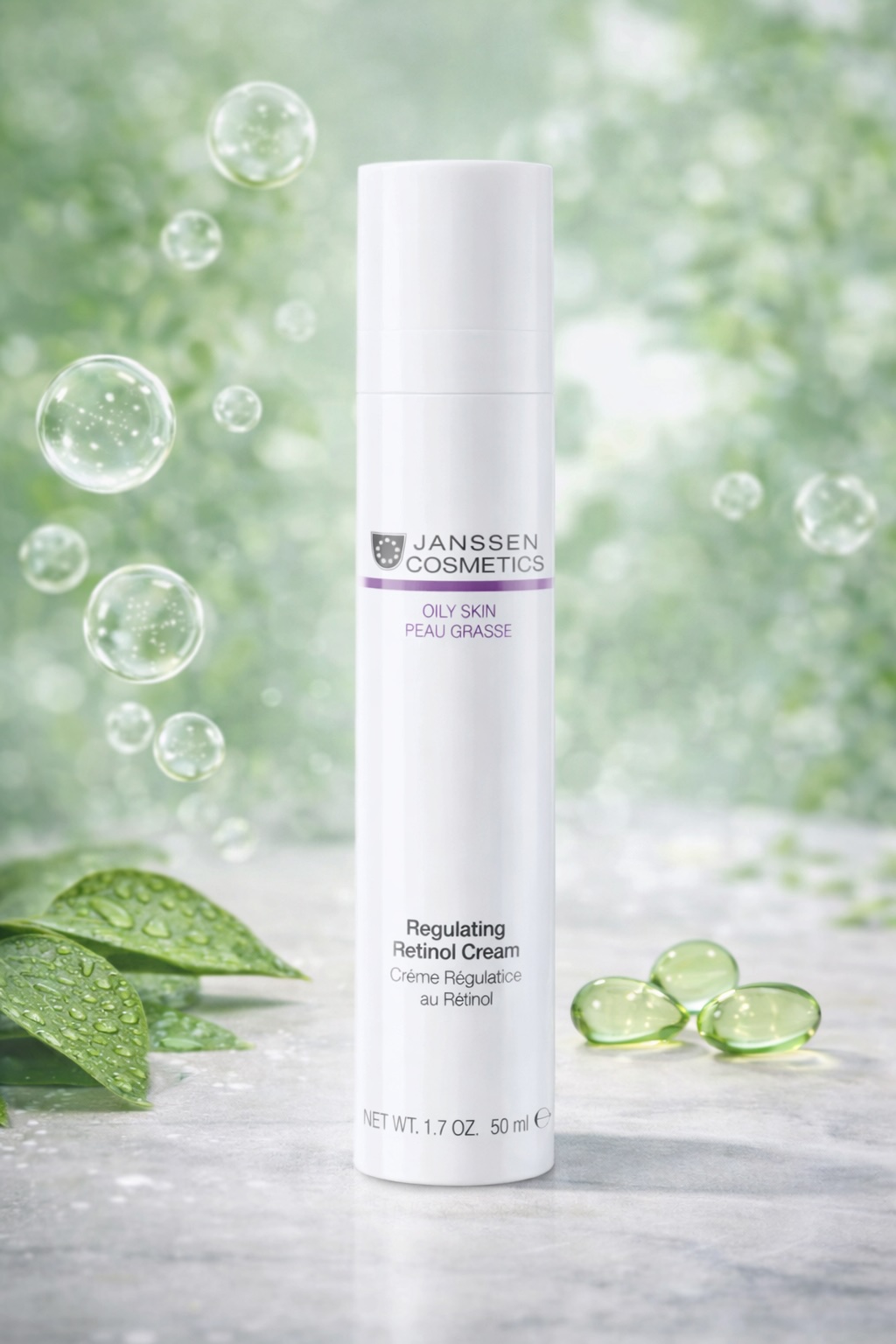 Janssen Cosmetics - Oily Skin, Regulating Retinol Cream, 50ml - retinol-krem for fet hud