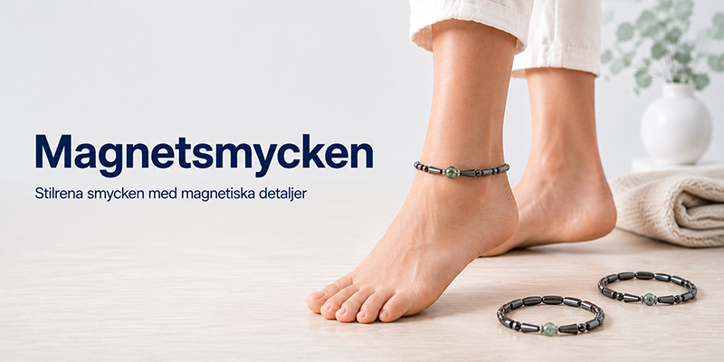 Magnetsmycken - fotlänkar med magneter