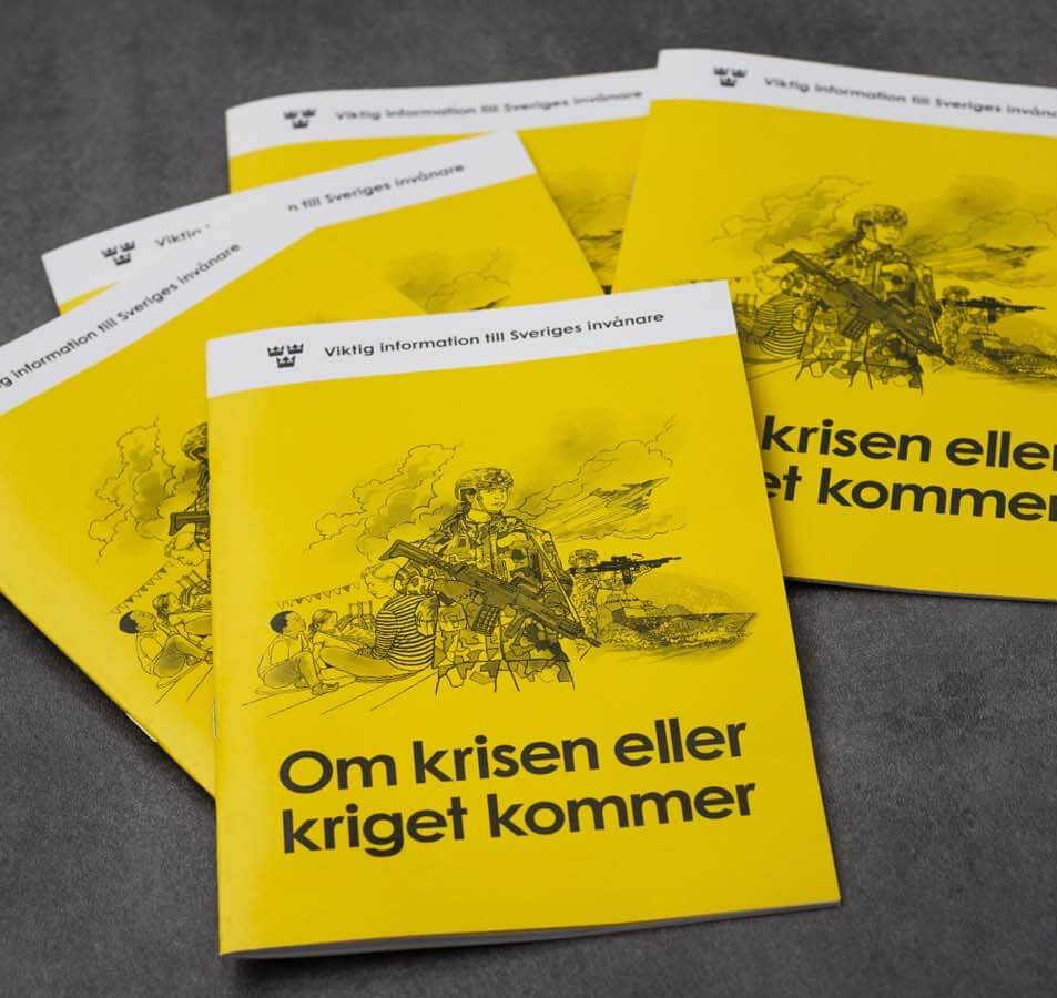 Om krisen eller kriget kommer - broschyr om hemberedskap