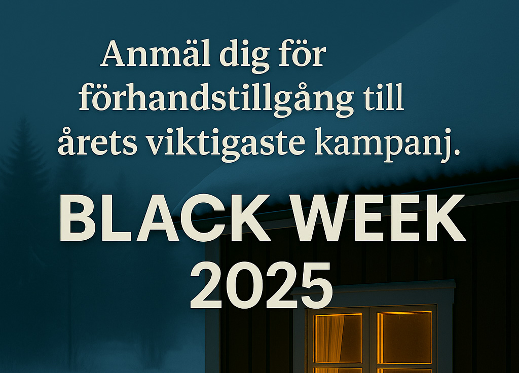 Black Week 2025 hos Krisskydd