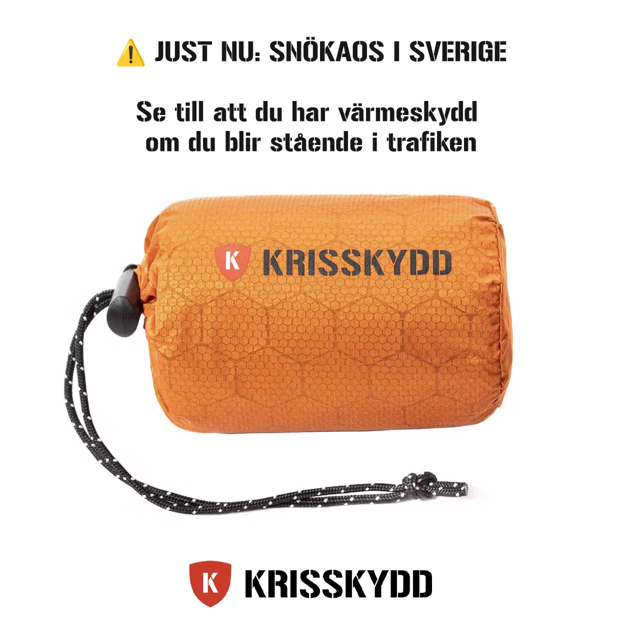 Nödsovsäck – ha minst en per person i bilen