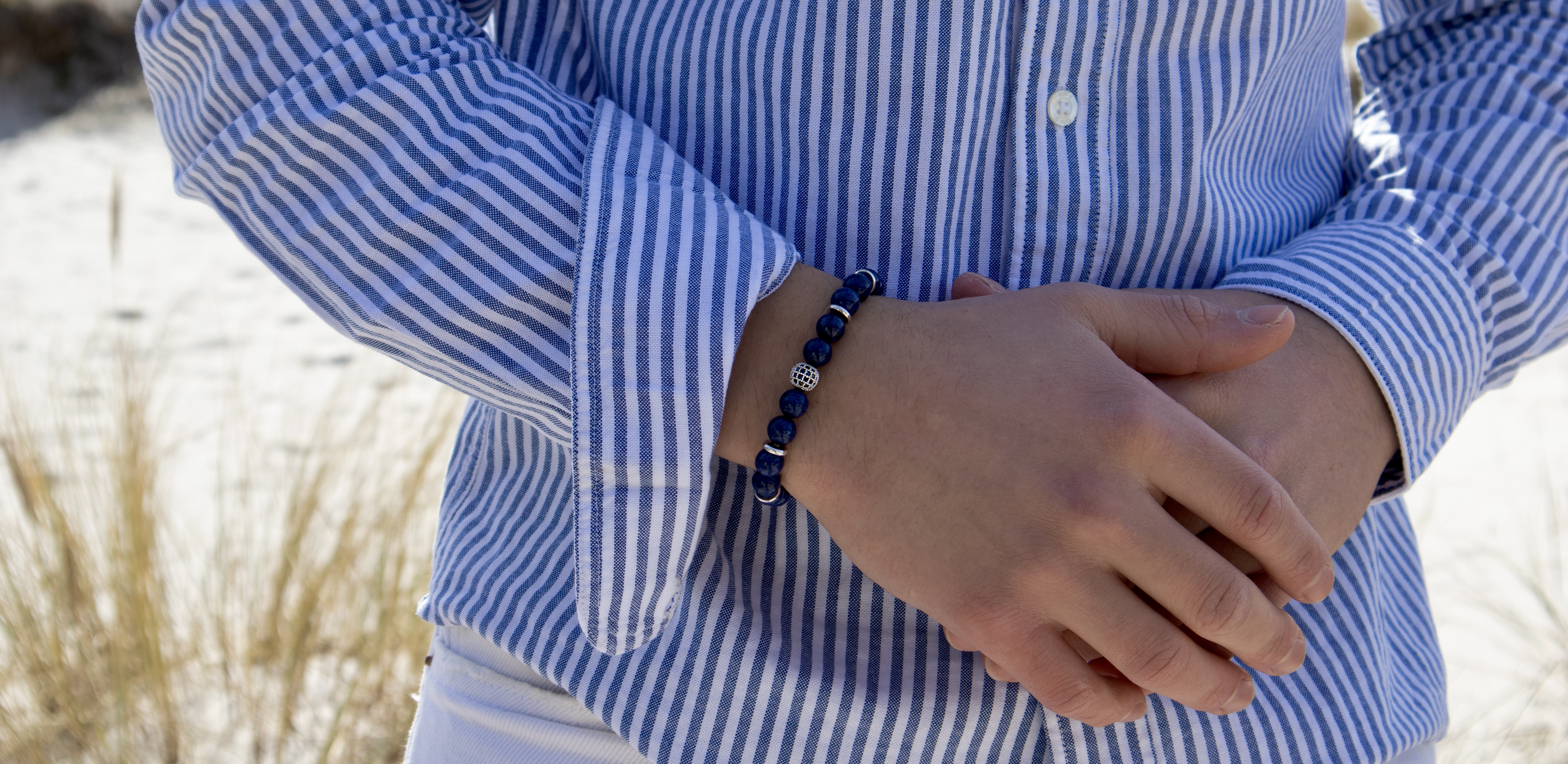 Läderarmband för män