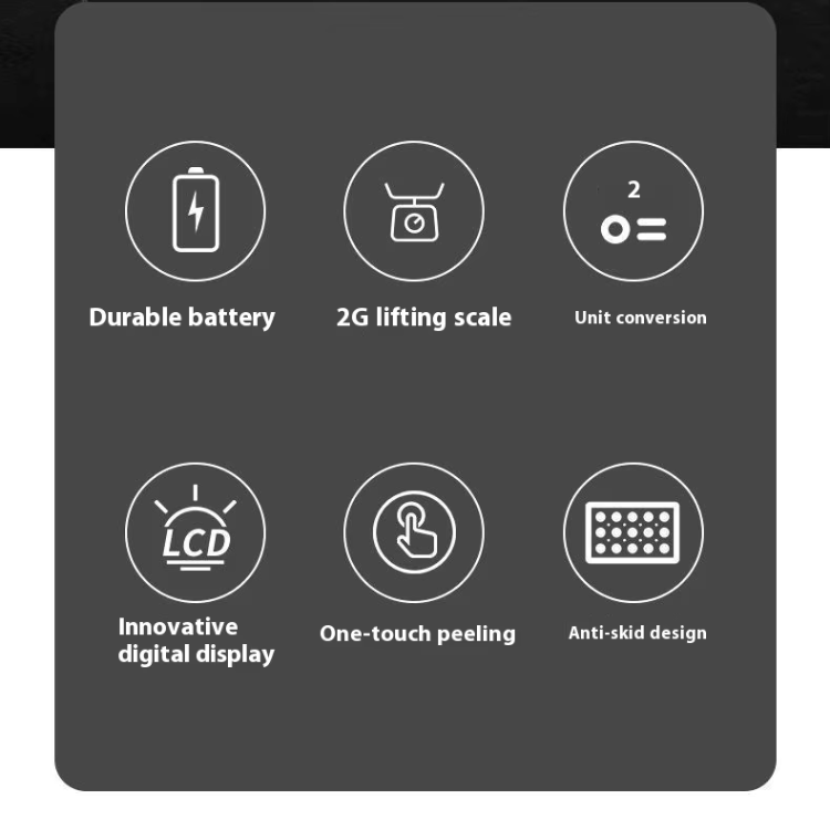 Modern köksvåg för bakning och matlagning