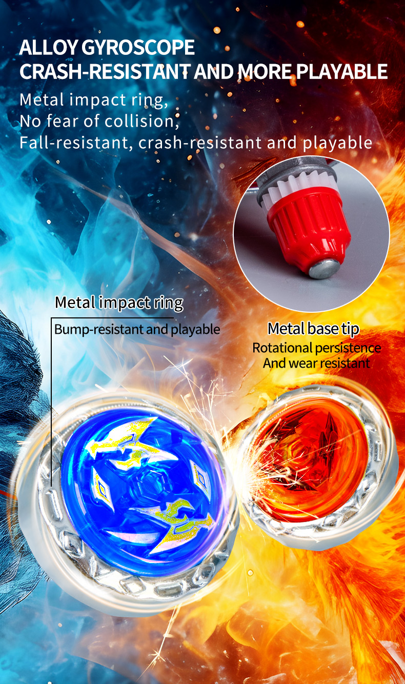 Ljussatt Strids-Gyro med Ljud och Svärdslansering