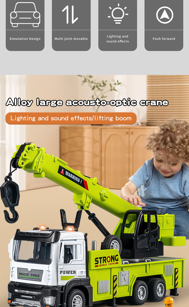 Metall Bärgningsbil Modell