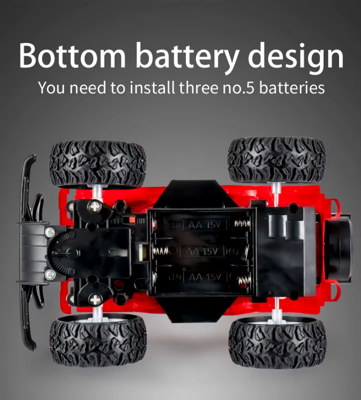 WiFi-styrd RC robotbil och terränggående monstertruck för barn