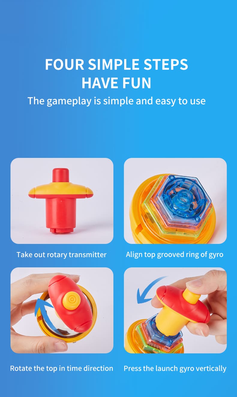 Snurrleksak som lyser och spelar