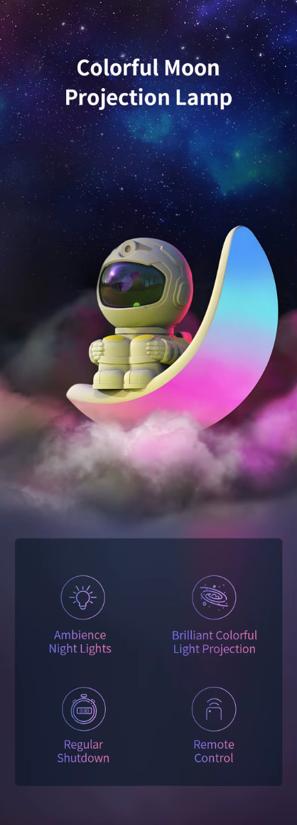 Kosmisk LED-galaxprojektor