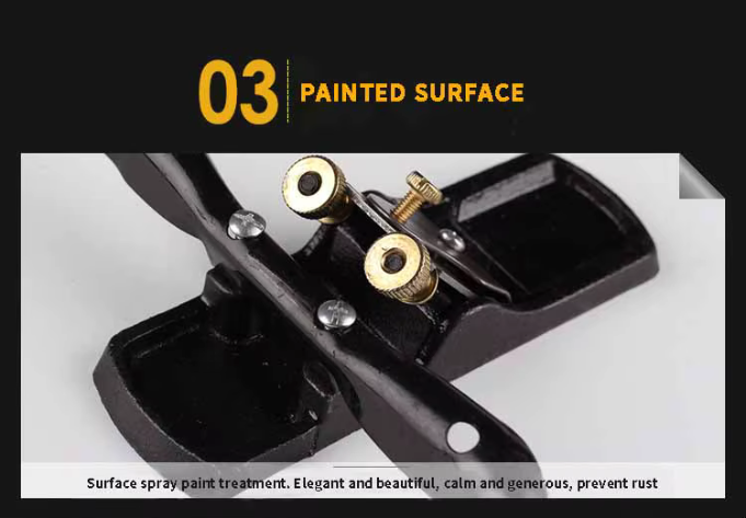 Justerbar handhyvel i stål för träarbete och snickeri