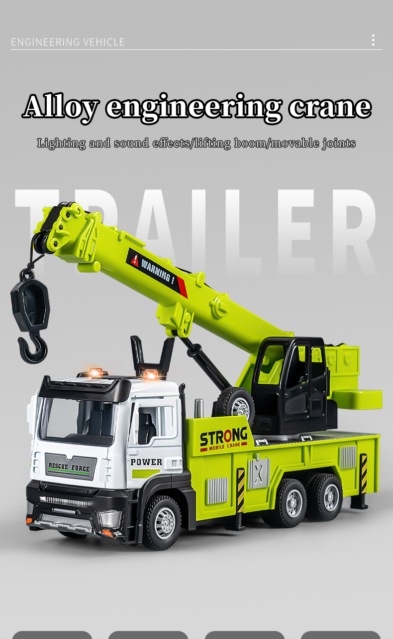 Diecast Räddningslastbil Barn