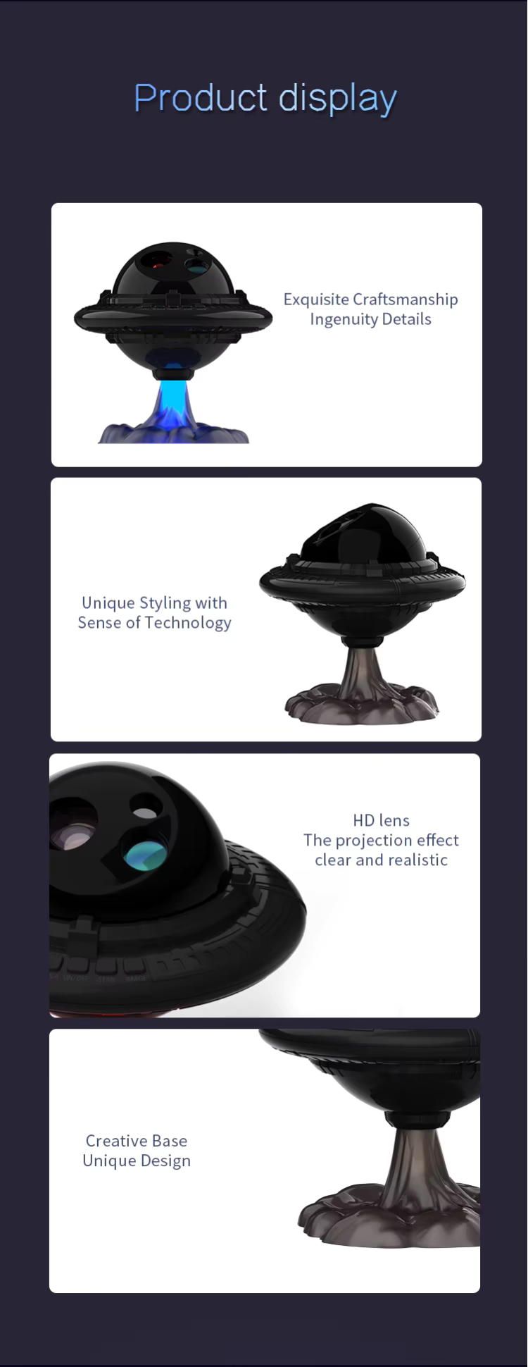 Produktvisning.- LED Nebulosa Nattlampa