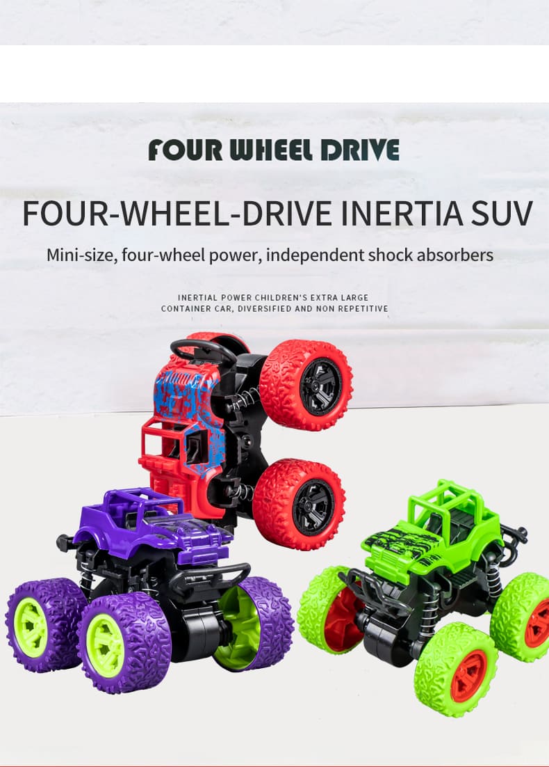 Terrängleksak Barn 4x4- Stuntbil med 360° flip
