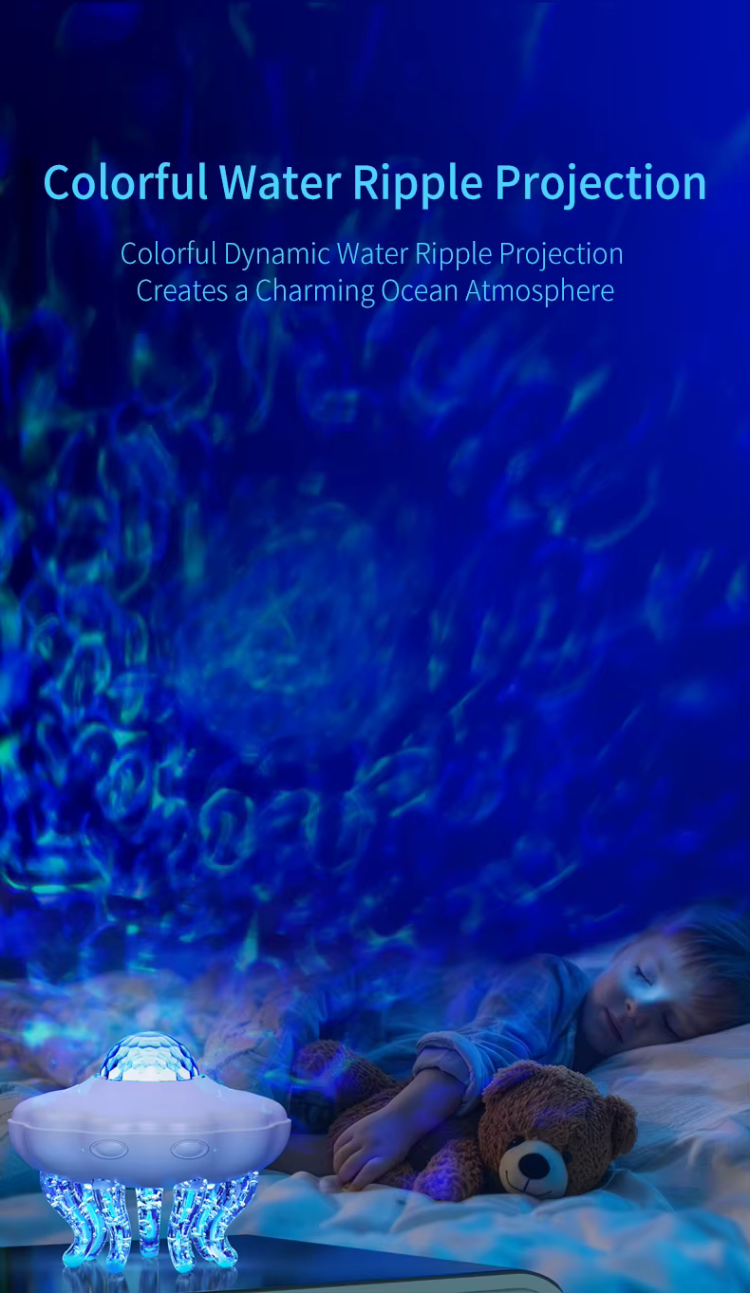 Ocean LED Projektor Nattlampa-ocean projector light