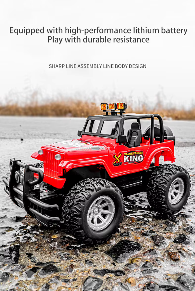 WiFi-styrd RC robotbil och terränggående monstertruck för barn