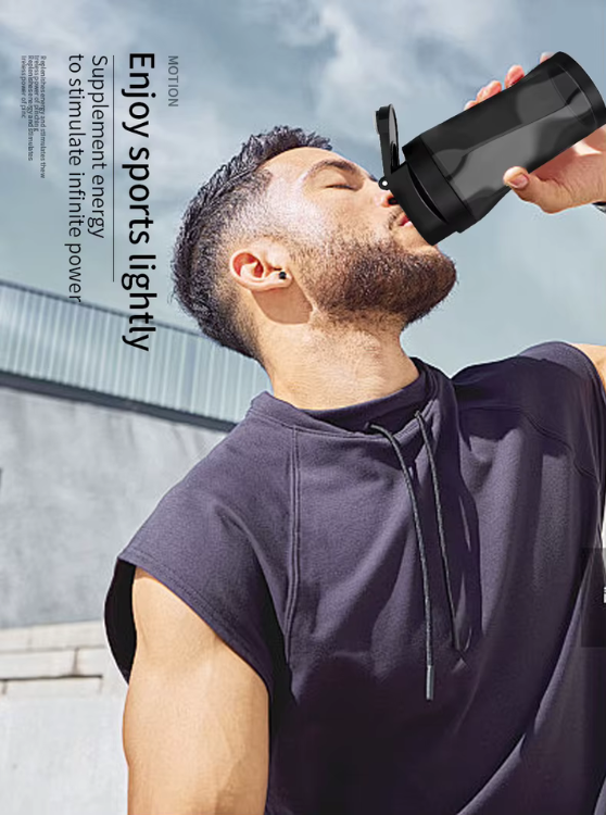 Gör en snabb proteinshake efter träningen