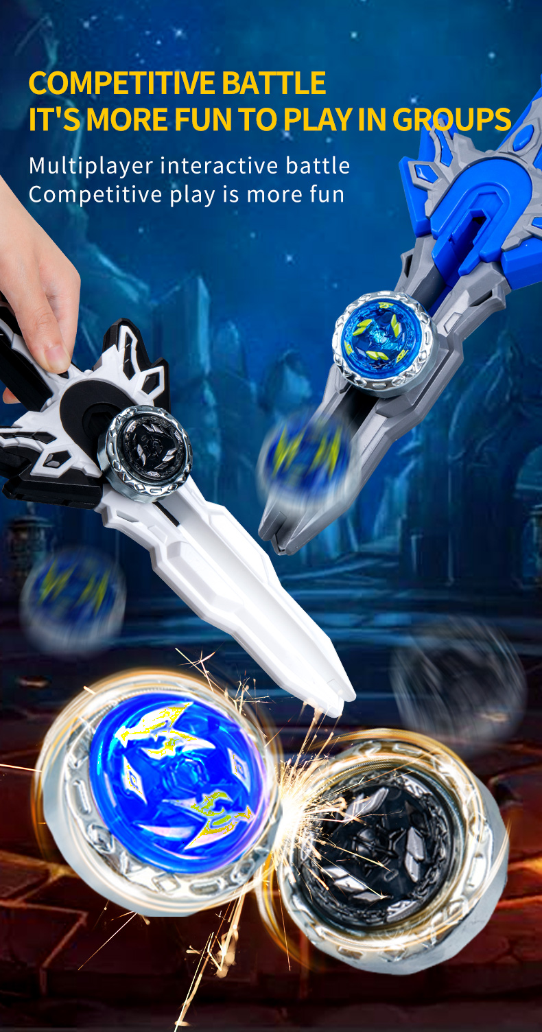 Ljussatt Strids-Gyro med Ljud och Svärdslansering