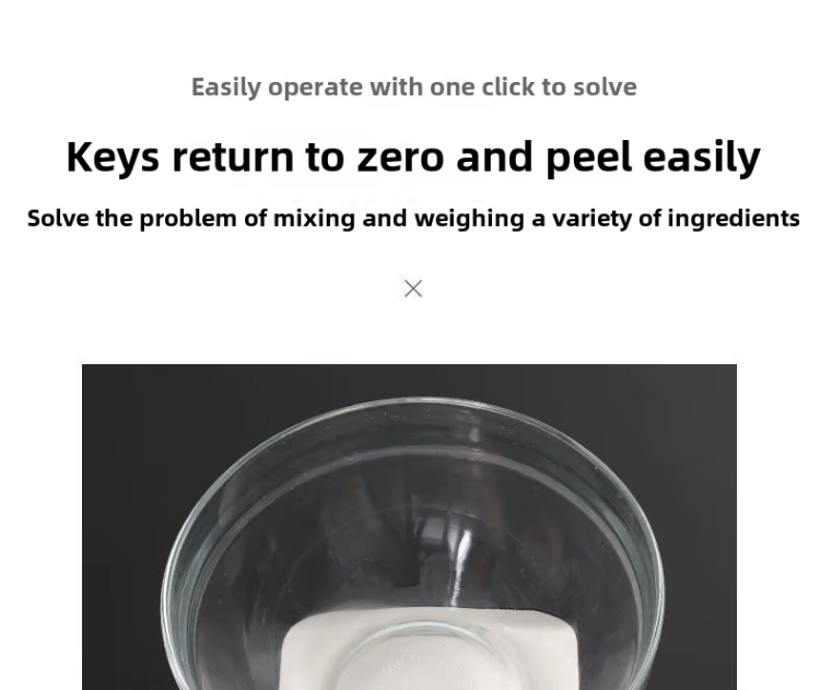 Modern köksvåg för bakning och matlagning