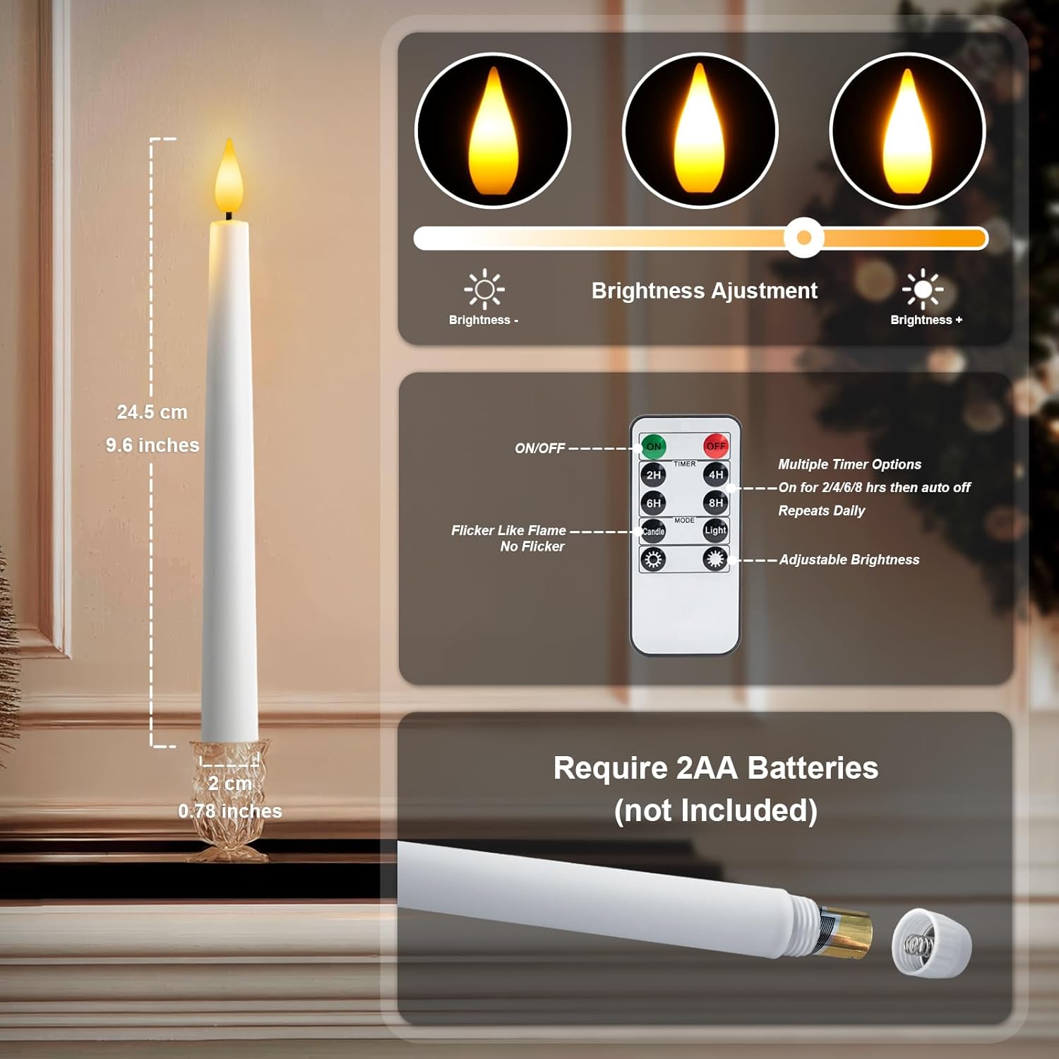 ljus med timer Säker Dekorativ Ljusbelysning