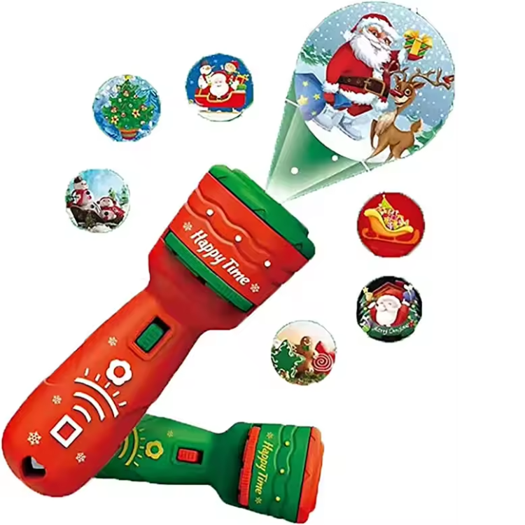 Projektorficklampa med julmotiv